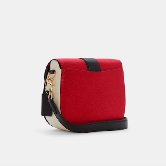 Coach Georgie Saddle Bag In Colorblock - Picture 13 of 15